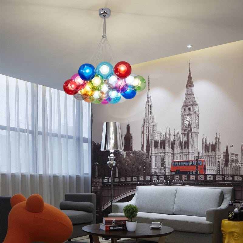 Savon Glass Bubble Chandelier