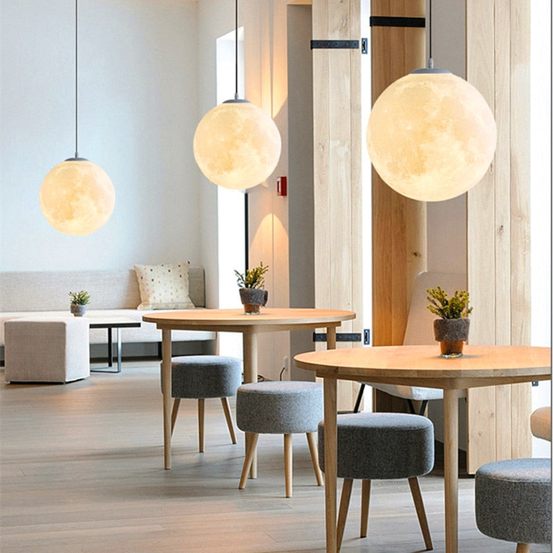 Full Moon Hanging Light